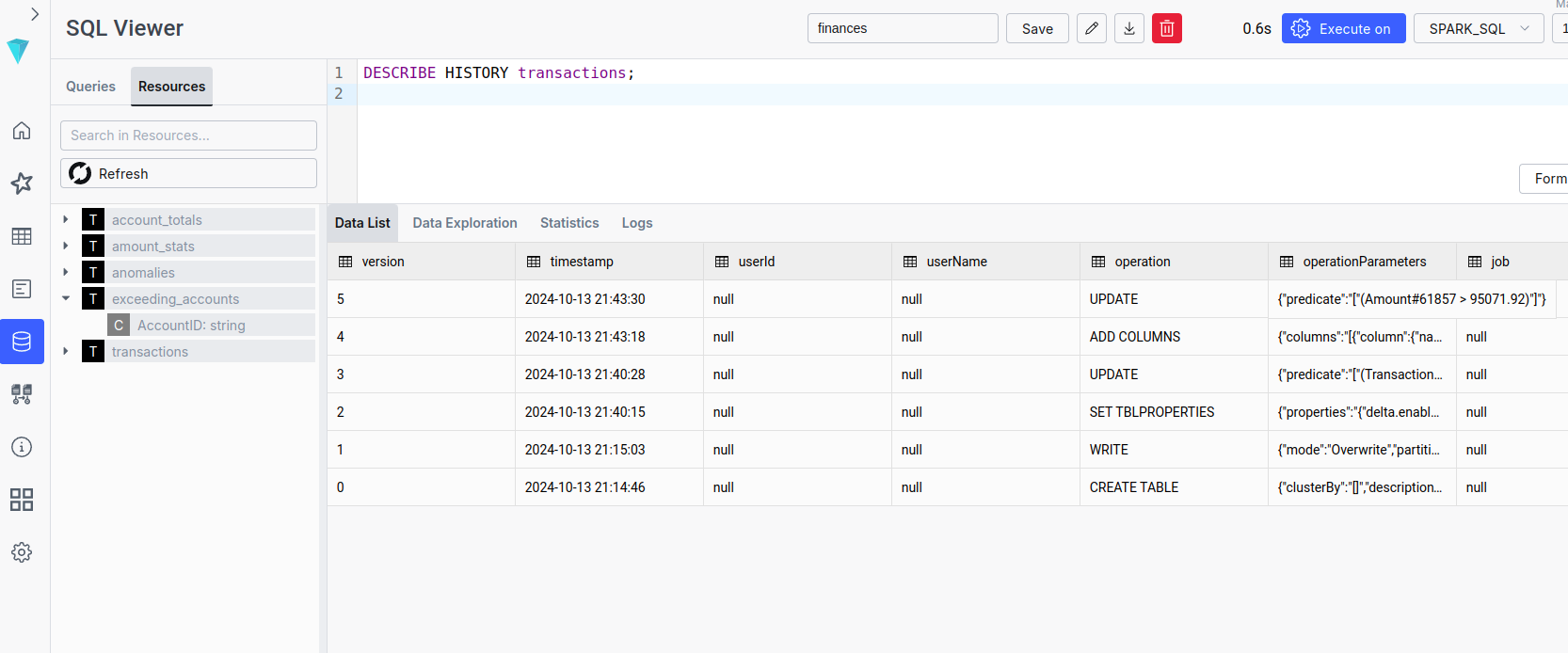 نتائج ILUM SQL