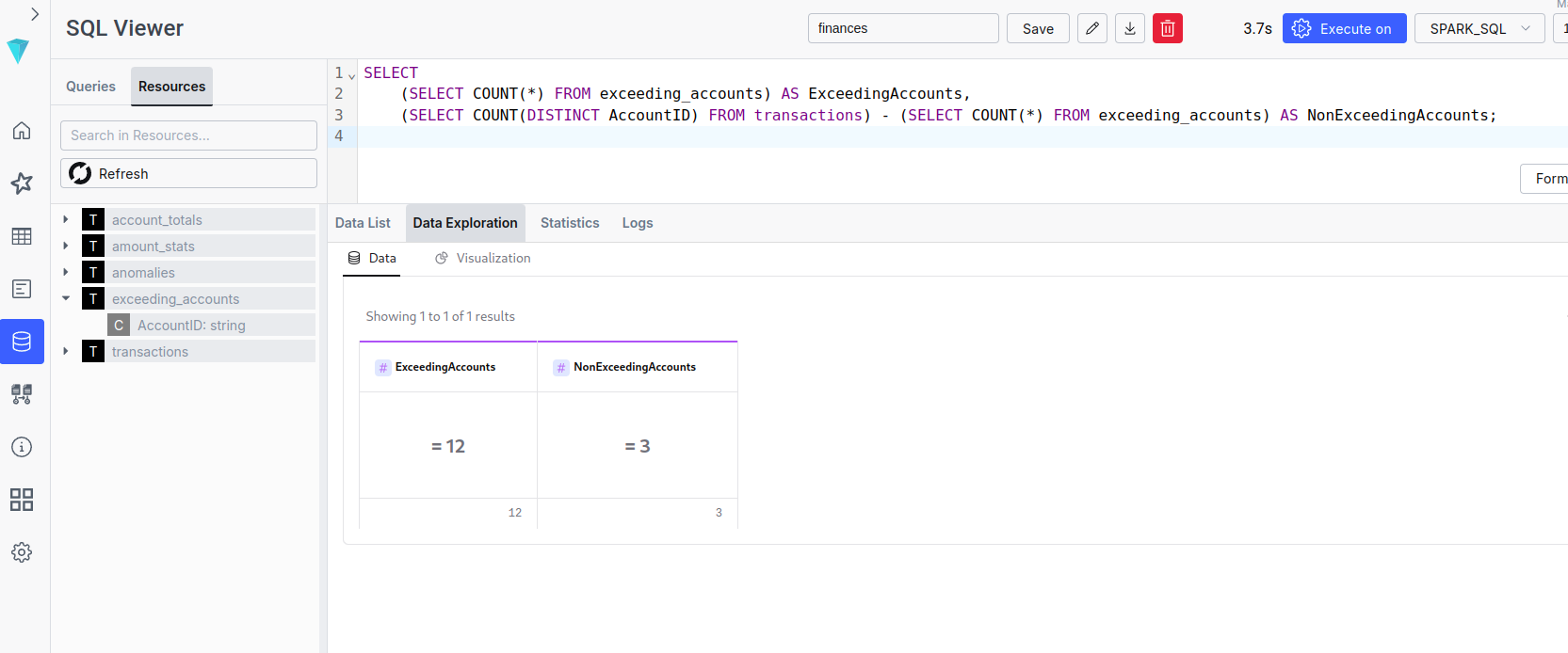 نتائج ILUM SQL